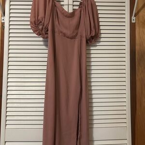 Abercrombie & Fitch Mauve Long Sleeve Dress
